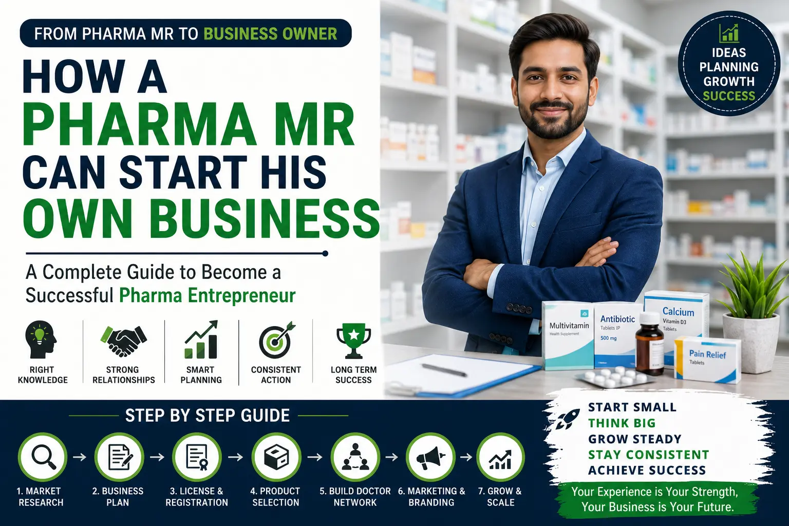 From Pharma MR to Business Owner: A Complete Guide to Starting Your Own Pharma Business